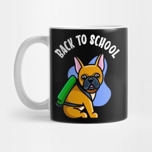 Back To School Cute Bulldog Kids School Mug